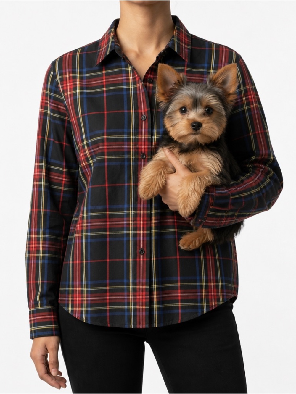 Foxcroft plaid shirt